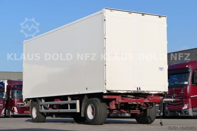 Remolque caja SPIER AGL 290 Koffer 47m³ Durchladeeinrichtung LBW