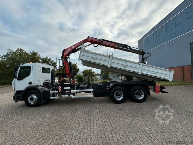 Autožeriav RENAULT Premium Lander 310.26 6x4 Kipper /Kran