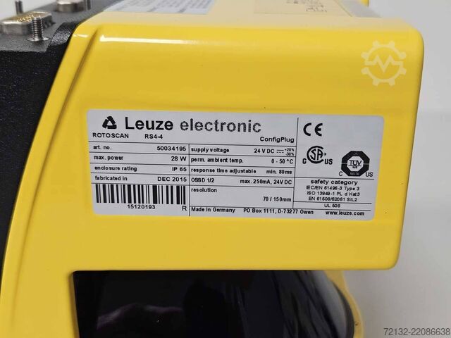 Лазерний сканер безпеки Leuze Rotoscan RS4-4