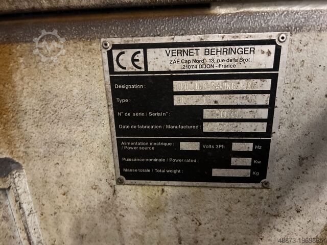Linie de găurire-tăiere BEHRINGER VERNET HD-X 918 – HBP 410/923G
