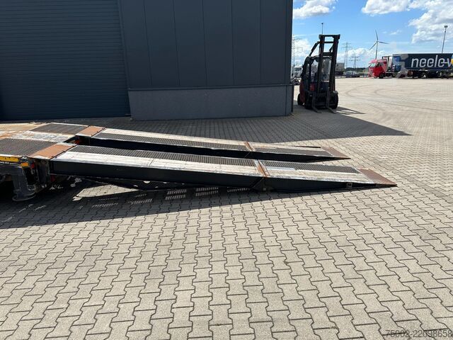 Bộ tải thấp Broshuis 3ABSD Lowloader 3-axle / GVW: 53.000kg / Neck: ...