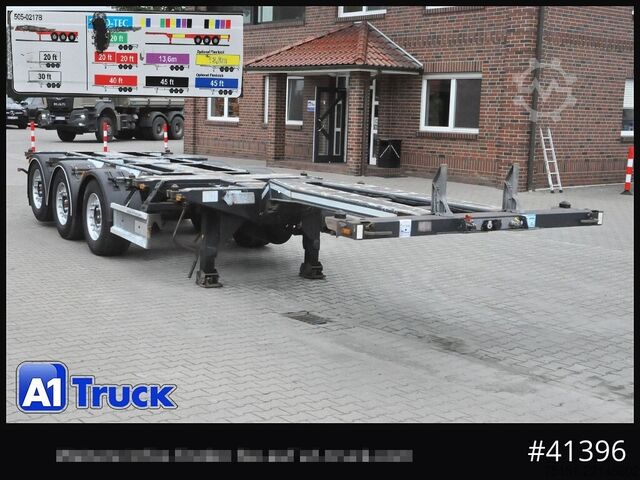 Vahetuskerega poolhaagis D-TEC VCC-01, Multi Chassi, 2 x Liftachse, Mittellausschub,