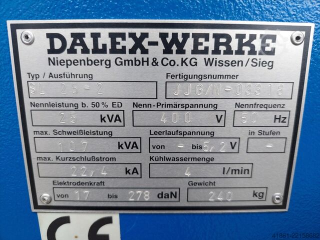 Punktsvetsmaskin DALEX SL 25-2