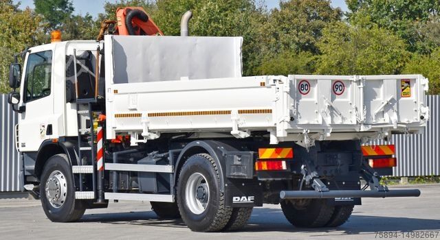 Самосвал DAF CF 75.310 Kipper 4,30 m + KRAN * TOPZUSTAND