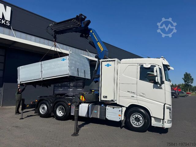 Volvo FH 540 6x2 Euro 6 配备 Palfinger PK 53002-SH G 起重机 Volvo FH 540 6x2 Euro 6 Palfinger PK 53002-SH G