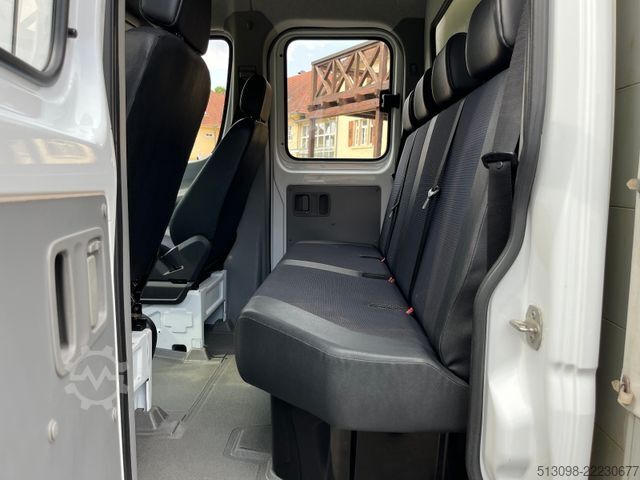 Curtain sider van MERCEDES-BENZ SPRINTER DoKa PRITSCHE+PLANE HECKA. TEMP KLIMA