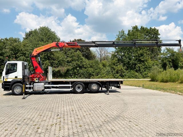 Grúa montada en camión IVECO Stralis 460 PRITSCHE 6,65m +KRAN +FUNK