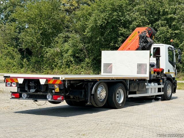 Grúa montada en camión IVECO Stralis 460 PRITSCHE 6,65m +KRAN +FUNK