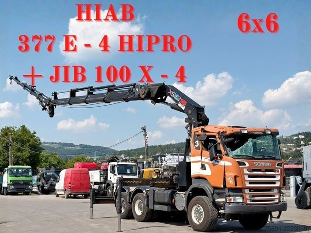 Tractor estándar SCANIA R 420*Sattelzugmaschine + KRAN/FUNK * 6x6