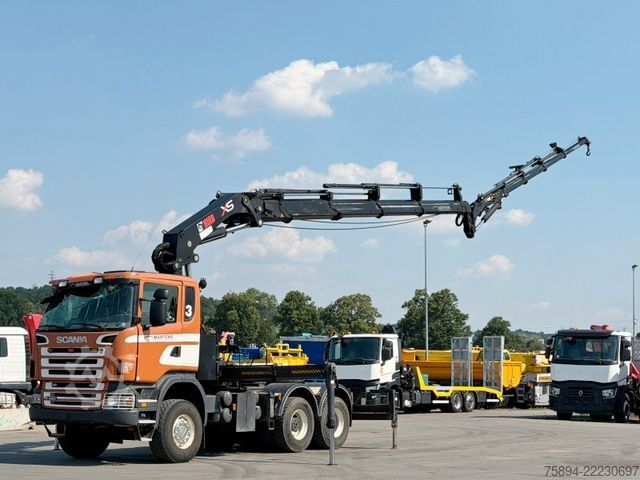 Tractor estándar SCANIA R 420*Sattelzugmaschine + KRAN/FUNK * 6x6