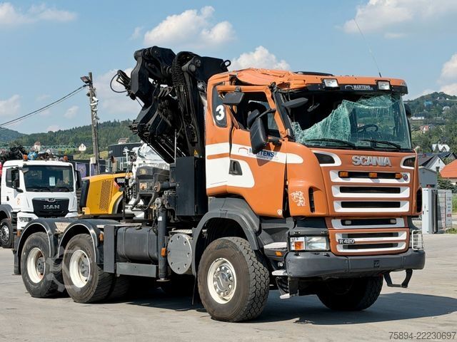 Tractor estándar SCANIA R 420*Sattelzugmaschine + KRAN/FUNK * 6x6