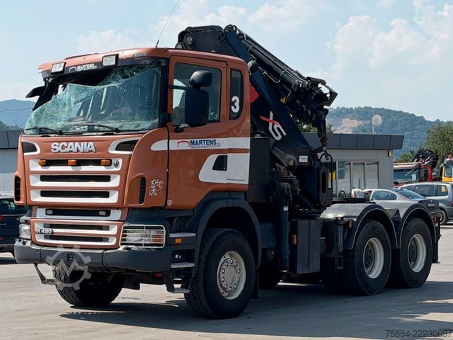 Tractor estándar SCANIA R 420*Sattelzugmaschine + KRAN/FUNK * 6x6