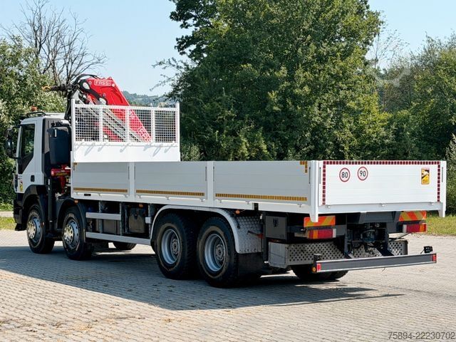 Grúa montada en camión IVECO TRAKKER 450*PRITSCHE 7,60*KRAN/FUNK*8x4