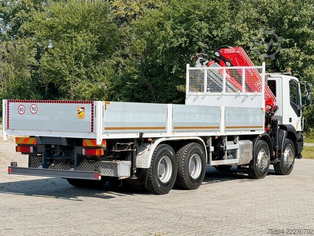 Grúa montada en camión IVECO TRAKKER 450*PRITSCHE 7,60*KRAN/FUNK*8x4