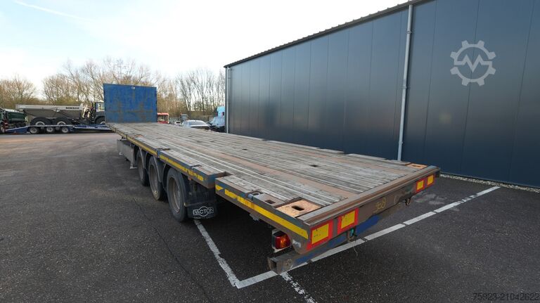 Platform aanhanger Pacton 3 AXLE FLATBED WITH TWISTLOCKS