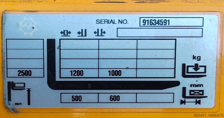 Palletstapelaars Jungheinrich EJG112 Li-ion/ batt2024/ 3900st/ 2.5m/ tilt