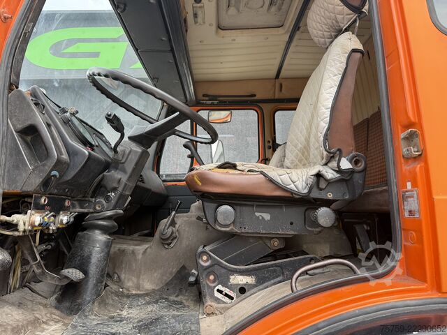 شاحنة قلابة ثلاثية الجوانب Mercedes-Benz SK1919 Kipper mit Kran HIAB Hidrocom 140