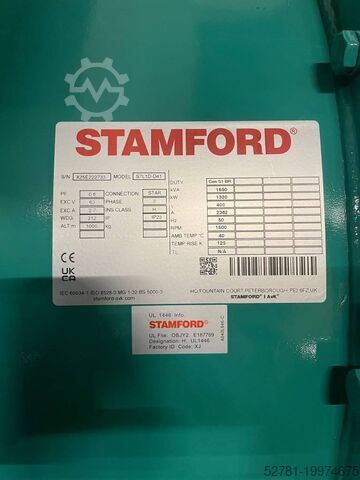 לְקַבֵּץ Cummins C1675D5A - 1.675 kVA Generator - DPX-18534-O