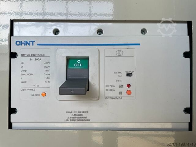  Iveco CR13TE6 - 550 kVA Generator - DPX-19797