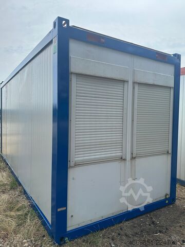অফিস কন্টেইনার  20DV Bürocontainer mit Küche WC Büro