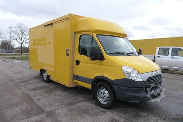 Transporter mit Koffer iveco Daily 35 S11 C30C AUTOMATIK KAMERA Regale LUFT DURCHGANG EURO-5 CoC