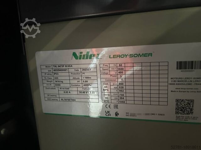 Aggregat Scania DC16 - 715 kVA Generator - DPX-17955