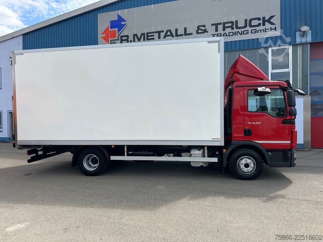 Autocarro con cassone MAN 12.250 TGL BL Iso Koffer 5.70m orig.110.777 km