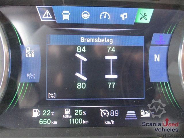 Autocarro per materiali pericolosi Scania R 460 A4x2NA / ADR AT / Navi / LED / Hydr.