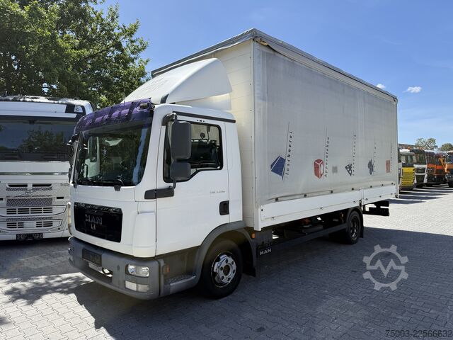 Verhollinen pakettiauto MAN TGL 7.150 4X2 BB