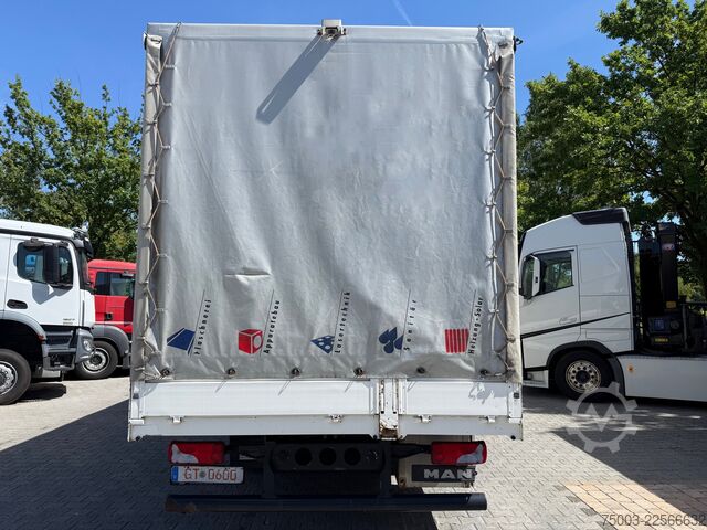Verhollinen pakettiauto MAN TGL 7.150 4X2 BB