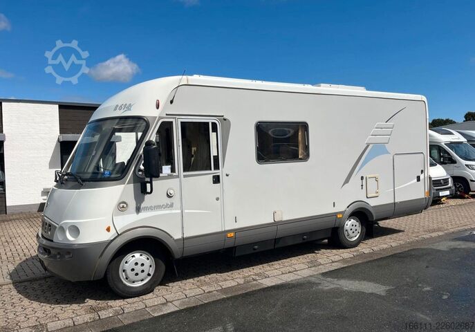 Integriertes Wohnmobil HYMER/ERIBA B 614 - Festbett- Klima -  - Solar -