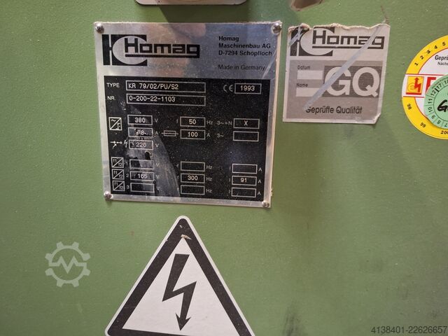 Kantenanleimmaschine HOMAG KR 79/02/PU/S2