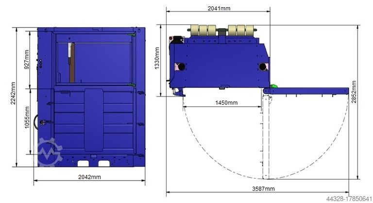 Presse à balles  BTS-MF500LH Ballenpresse Waste Baler