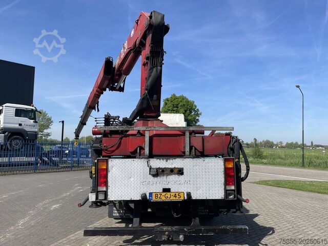 Flatbed DAF XF105.410 Platform / HMF 2220 Crane + Remote / ...
