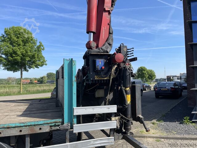 Flatbed DAF XF105.410 Platform / HMF 2220 Crane + Remote / ...