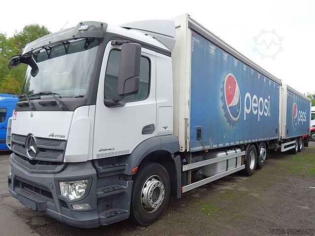 Gėrimų sunkvežimis MERCEDES-BENZ 2540 Antos*SafeServer*38 Pal.*2x 2,5 to LBW*Ret.