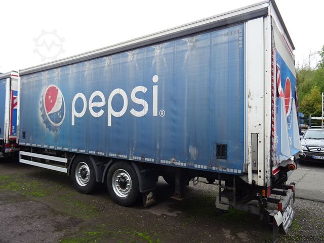 Flatbed truck with tarp MERCEDES-BENZ 2540 Antos*SafeServer*38 Pal.*2x 2,5 to LBW*Ret.