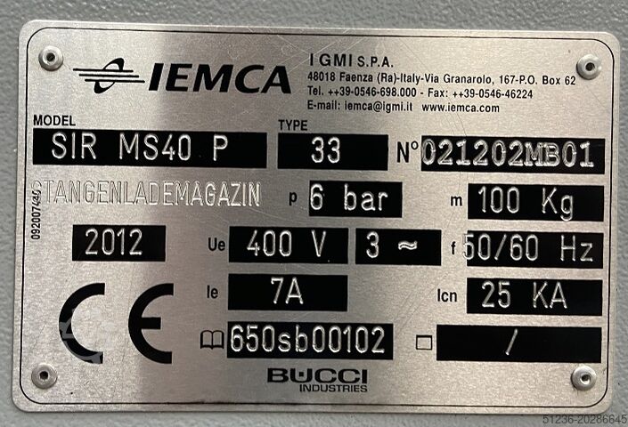 Máquina multihusillo INDEX MS40-6