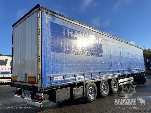 Öppen semitrailer med kapell Schmitz Cargobull Semitrailer Curtainsider Standard