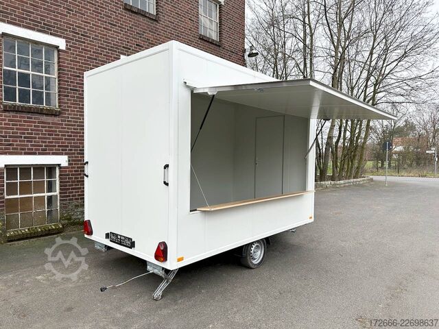  Andere VK 15352023 | WEISS | GASTÜR 350X200X230CM 1500KG VERKAUFSANHÄNGER