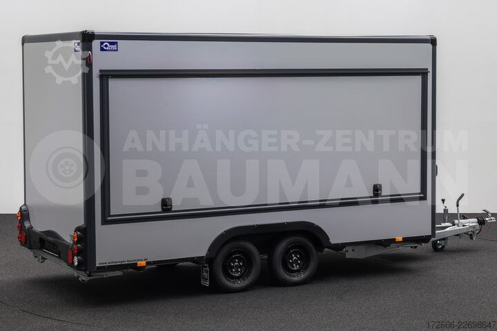  Blyss HB20421HT | PREMIUM AERO | GRAU 420X200X230CM 2000KG VERKAUFSANHÄNGER