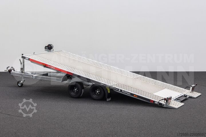 Autotransporter Lorries PLI27-4521 I ALUBODEN MITTIG 486X216CM 2700KG AUTOTRAILER