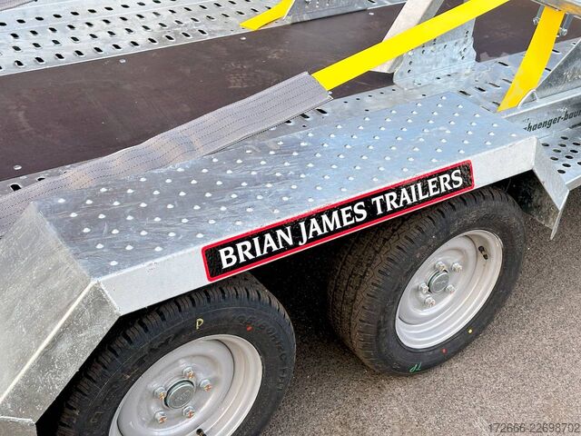  Brian James Trailers DIGGER PLANT 543-3717-35-2-12 | TRACSTRAP | EINZELRAMPEN 370X170CM 3500KG BAUMASCHINENANHÄNGER