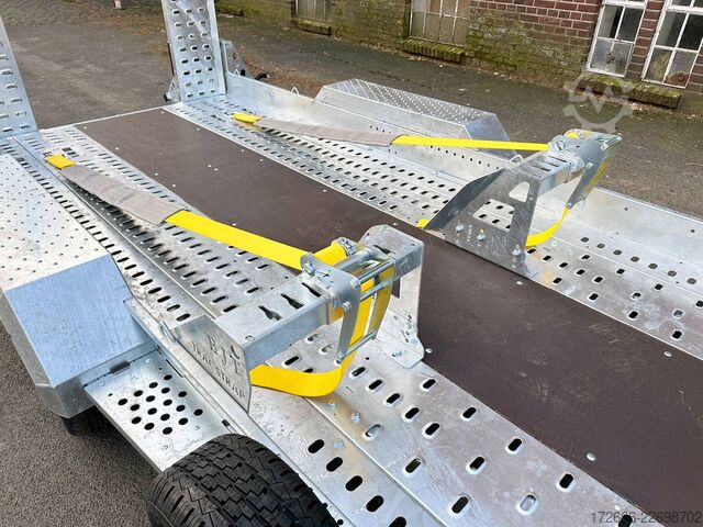  Brian James Trailers DIGGER PLANT 543-3717-35-2-12 | TRACSTRAP | EINZELRAMPEN 370X170CM 3500KG BAUMASCHINENANHÄNGER