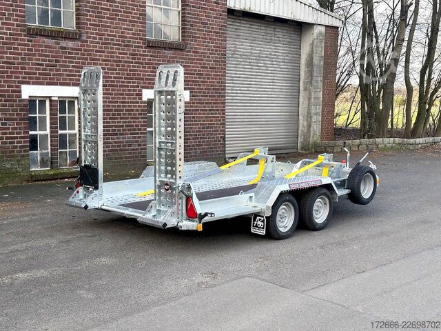  Brian James Trailers DIGGER PLANT 543-3717-35-2-12 | TRACSTRAP | EINZELRAMPEN 370X170CM 3500KG BAUMASCHINENANHÄNGER