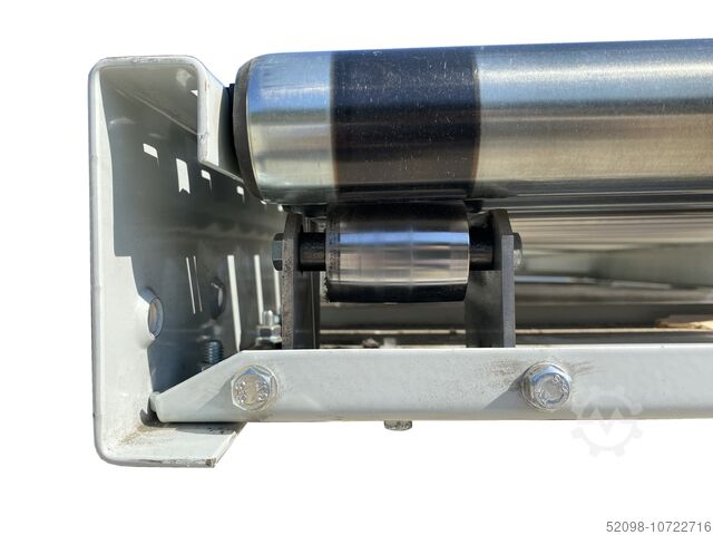 Roller conveyor, driven, L: 15,000 mm AMI 230932.5, FB: 620 mm