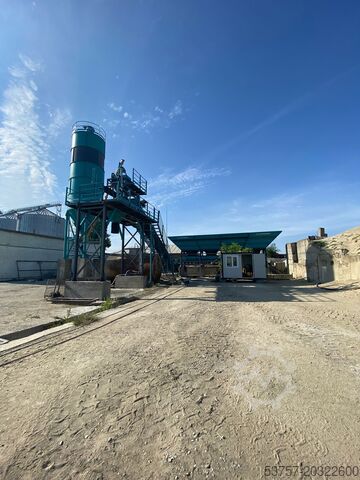 מפעל ערבוב בטון, מפעל בטון CONSTMACH Compact Concrete Plant with Belt 60 M3/H