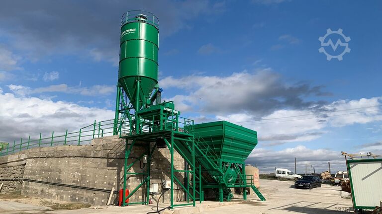 Betongblandeverk, betonganlegg CONSTMACH 60 M3/H Dry Type Concrete Mixing Plant