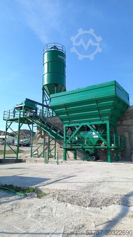 Betongblandeverk, betonganlegg CONSTMACH 60 M3/H Dry Type Concrete Mixing Plant