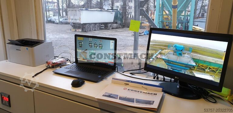 Stasjonært betongblandingsanlegg CONSTMACH Dry Type Concrete Batching Plant 100 m3